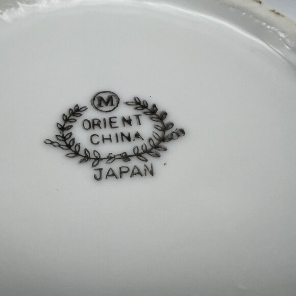 Orient China Japan Teapot Pink Floral Design Platinum Trim 5.5" - Picture 7 of 7